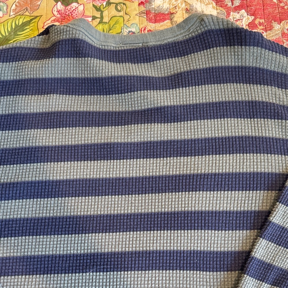 Aerie Striped Waffle Knit Top - Picture 12 of 12